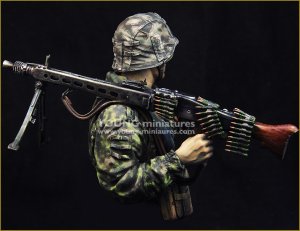 画像4: Young Miniatures[YM1869]1/10 WWIIドイツ武装親衛隊 若き射撃手 1944 (4)