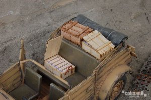 画像1: コバアニ模型工房[FS-002]1/35WW2　ドイツ軍7.92mm   1500発入り弾薬小箱 (1)