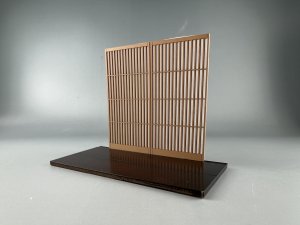 画像1: コバアニ模型工房[SS-055]障子 5　鴨居 敷居付き (1)