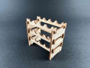 画像1: コバアニ模型工房[WF-030]ワインラック (1)