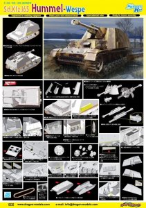 画像5: サイバーホビー[CH6535]1/35 WW.II ドイツ軍 フンメル-ヴェスペle Pz.Haub フンメルシャシー (5)