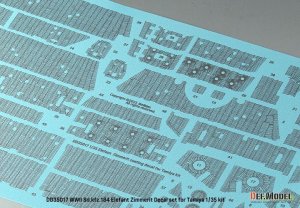 画像4: DEF.MODEL[DD35017]1/35 WWII ドイツ Sd.Kfz.184エレファント重駆逐戦車用ツィンメリット・コーティング デカールセット(タミヤ用) (4)