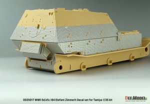 画像8: DEF.MODEL[DD35017]1/35 WWII ドイツ Sd.Kfz.184エレファント重駆逐戦車用ツィンメリット・コーティング デカールセット(タミヤ用) (8)