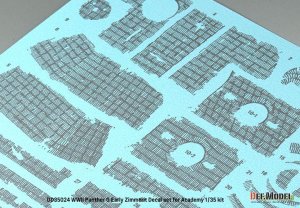 画像4: DEF.MODEL[DD35024]1/35 WWII ドイツ Pz.Kpfw.V パンサーG型初期型用ツィンメリット・コーティング デカールセット(アカデミー用) (4)
