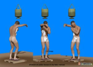 画像6: DEF.MODEL[DF35033]1/35 WWII アメリカ ベトナム戦争の前線でシャワーを浴びる兵士 (6)