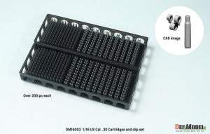 画像2: DEF.MODEL[DM16002]1/16 WWII/現用 アメリカ .30cal空薬莢/リンクセット(各220個以上入) (2)