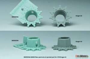 画像7: DEF.MODEL[DM35034A]1/35 現用 アメリカ M48A3パットン リヤパネル/起動輪パーツセット リニューアル版（ドラゴン用） (7)