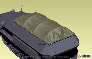 画像15: DEF.MODEL[DM35141]1/35 WWII ドイツ Sd.Kfz.251ハーフトラックC型用キャンバスカバー(アカデミー/他社用) (15)