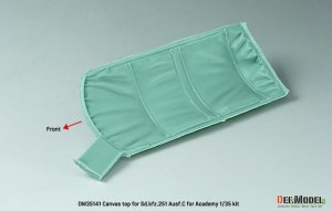 画像3: DEF.MODEL[DM35141]1/35 WWII ドイツ Sd.Kfz.251ハーフトラックC型用キャンバスカバー(アカデミー/他社用) (3)