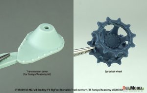 画像7: DEF.MODEL[DT35009]1/35 現用 アメリカ M2/M3ブラッドレー歩兵戦闘車用ビッグフット連結可動履帯セット(タミヤ/アカデミー製M2/M3用） (7)