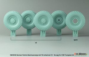 画像3: DEF.MODEL[DW35162]1/35 現用 ドイツ ペトリオットミサイル/MAN 多用途8輪トラック用タイヤセット＃1(自重変形なし トランペッター用) (3)