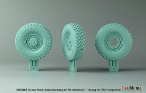 画像4: DEF.MODEL[DW35162]1/35 現用 ドイツ ペトリオットミサイル/MAN 多用途8輪トラック用タイヤセット＃1(自重変形なし トランペッター用) (4)