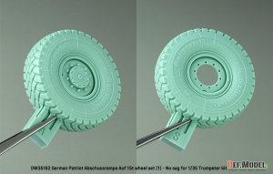 画像5: DEF.MODEL[DW35162]1/35 現用 ドイツ ペトリオットミサイル/MAN 多用途8輪トラック用タイヤセット＃1(自重変形なし トランペッター用) (5)