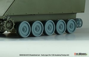 画像8: DEF.MODEL[DW35164]1/35 現用 アメリカ M113装甲兵員輸送車用初期型転輪セット 初期型誘導輪付(タミヤ/アカデミー用) (8)