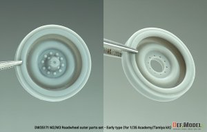 画像5: DEF.MODEL[DW35171]1/35 現用 アメリカ M2/M3ブラッドレー歩兵戦闘車用外側転輪セット 初期タイプ(タミヤ/アカデミー用) (5)