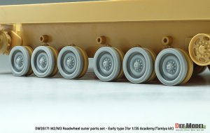 画像9: DEF.MODEL[DW35171]1/35 現用 アメリカ M2/M3ブラッドレー歩兵戦闘車用外側転輪セット 初期タイプ(タミヤ/アカデミー用) (9)