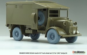 画像7: DEF.MODEL[DW48010]1/48 WWII イギリス オースチンK2トラック用タイヤセット(1) ダンロップタイプ(タミヤ用) (7)