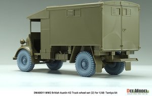 画像6: DEF.MODEL[DW48011]1/48 WWII イギリス オースチンK2トラック用タイヤセット(2) インディアタイプ(タミヤ用) (6)