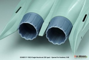 画像5: DEF.MODEL[DZ48011]1/48 現用 アメリカ/韓国 F-15Eストライクイーグル/F-15Kスラムイーグル用GEエンジンノズルセット 開状態(アカデミー用) (5)