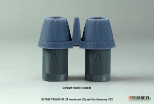 画像3: DEF.MODEL[DZ72007]1/72 現用 韓国空軍 KF-21ボラメ用ノズルセット 閉状態(アカデミー用) (3)