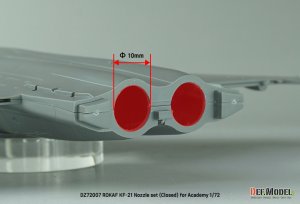 画像8: DEF.MODEL[DZ72007]1/72 現用 韓国空軍 KF-21ボラメ用ノズルセット 閉状態(アカデミー用) (8)