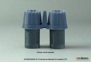 画像3: DEF.MODEL[DZ72008]1/72 現用 韓国空軍 KF-21ボラメ用ノズルセット 開状態(アカデミー用) (3)