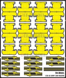 画像2: DEF.MODEL[DE35002]現用アメリカ軍車両用 ジェリカンホルダー20個セット (2)