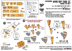 画像2: DEF.MODEL[DE35006]M1A2 SEP TUSK II ベーシックエッチングパーツセット（タミヤ用） (2)