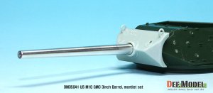 画像4: DEF.MODEL[DM35041]アメリカ M10 駆逐戦車 3インチ M7戦車砲砲身&防盾セット（アカデミー用） (4)