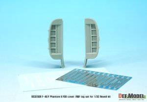 画像5: DEF.MODEL[DS32008]1/32  F-4E/F ファントム II 異物混入防止カバー + RBFタグセット(レベル 1/32用) (5)