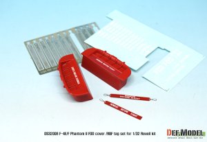 画像3: DEF.MODEL[DS32008]1/32  F-4E/F ファントム II 異物混入防止カバー + RBFタグセット(レベル 1/32用) (3)