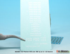 画像4: DEF.MODEL[DS32008]1/32  F-4E/F ファントム II 異物混入防止カバー + RBFタグセット(レベル 1/32用) (4)