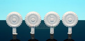 画像2: DEF.MODEL[DW30010]Sd.Kfz.222/223 自重変形タイヤ（ホビーボス用） (2)