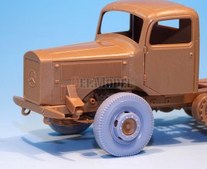 画像3: DEF.MODEL[DW30020]メルセデス L4500R マウルティア ダンロップ 自重変形タイヤ（ズべズダ用） (3)