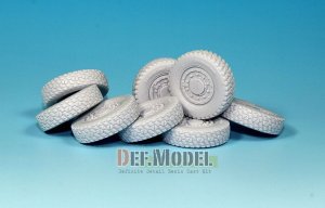 画像2: DEF.MODEL[DW35016]陸上自衛隊 96式装輪装甲車 自重変形タイヤ（トランぺッター用） (2)