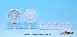 画像2: DEF.MODEL[DW35059]T-54 スパイダーロードホイールセット（1/35 T-54キット用） (2)