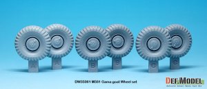 画像2: DEF.MODEL[DW35061]アメリカ M561 'ガマゴート' 自重変形タイヤセット（タミヤ用） (2)