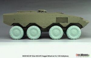 画像11: DEF.MODEL[DW35185]1/35 現用 イスラエル エイタン8x8装甲兵員輸送車 自重変形タイヤセット(1) ミシュランXMLタイヤ(ホビーボス用) (11)