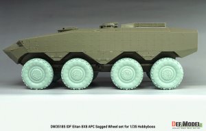 画像8: DEF.MODEL[DW35185]1/35 現用 イスラエル エイタン8x8装甲兵員輸送車 自重変形タイヤセット(1) ミシュランXMLタイヤ(ホビーボス用) (8)
