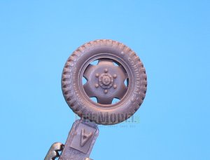 画像4: DEF.MODEL[DW48004]1/48 シュタイヤー 1500A 自重変形タイヤ（タミヤ用1/48） (4)