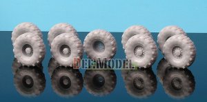 画像2: DEF.MODEL[DW72001]1/72 M977 HEMETT XL 自重変形タイヤ（アカデミー用1/72） (2)