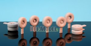 画像3: DEF.MODEL[DW72002]1/72 M977 HEMETT XZL 自重変形タイヤ（アカデミー用1/72） (3)