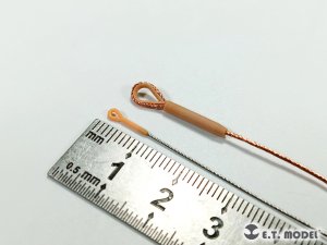 画像3: E.T.MODEL[P35-237]1/35 WWII ドイツ牽引用ケーブルセットType.1タイガーI/シュツルムタイガー用(各社キット対応) (3)
