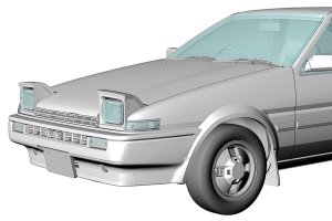 画像17: ハセガワ[HC71]1/24 トヨタ スプリンター トレノ AE86 GT APEX 前期型 （1983） (17)