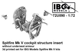 画像1: IBG[IBG72U090]1/72 スピットファイア Mk.V コックピット (操縦席下防弾板無し) (IBG用) (1)