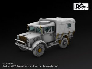 画像2: IBG[IBG72161]1/72 ベッドフォード MWD GSトラックw/クローズドキャビン (後期生産型) (2)