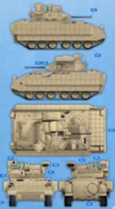 画像3: キネティック[KNE61014]1/35 M3A3 ブラッドレー 騎兵戦闘車 (3)