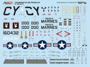 画像4: キネティック[KNE48112]1/48 EA-6B プラウラー VMAQ-2プレイボーイズ (4)