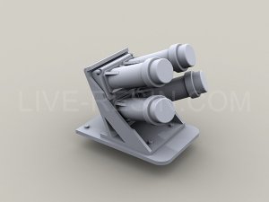 画像5: Live Resin[LRE35157]1/35  M7軽車両向けスモークディスチャージャー(4個) (5)