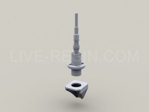 画像5: Live Resin[LRE35158]1/35  AS-3900/VRC アンテナベース(5個) (5)